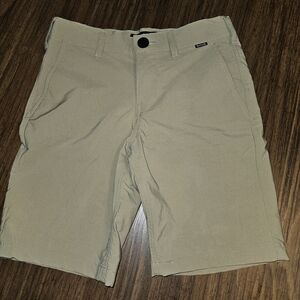 Hurley Kids Tan Adjustable Waist Shorts Boys Size 8